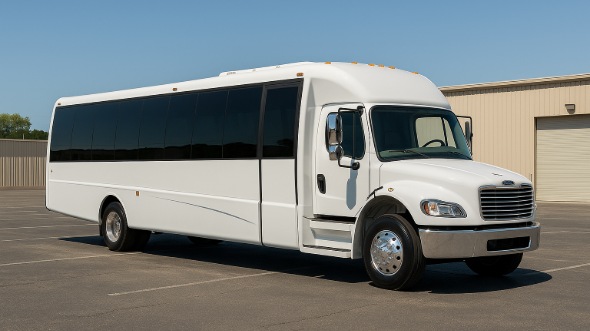 Exterior of Charter Bus Company Peabody's 18 Passenger Minibus in Peabody