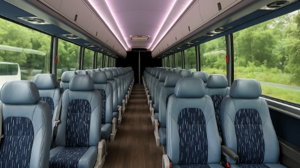 Interior of Charter Bus Company Peabody's 25 Passenger Mini bus in Peabody