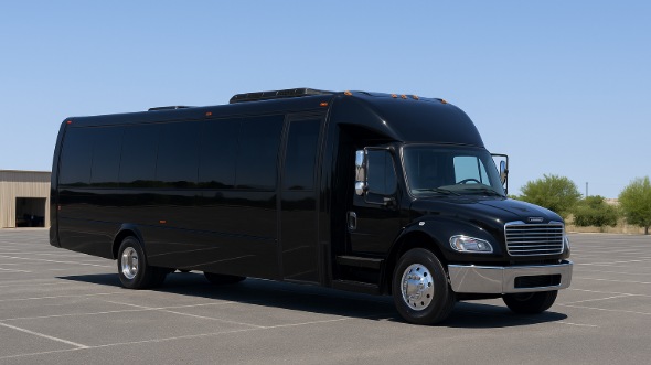 Exterior of Charter Bus Company Peabody's 30 Passenger Minibus in Peabody