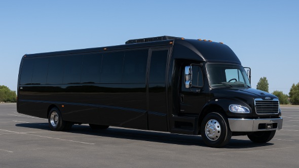 Exterior of Charter Bus Company Peabody's 35 Passenger Minibus in Peabody