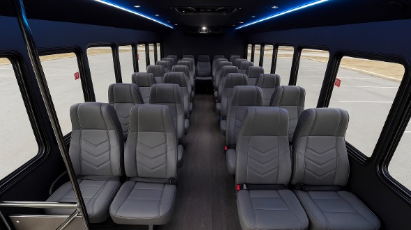 haverhill 18 passenger minibus inside
