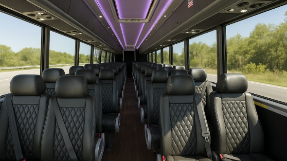 haverhill 28 passenger minibus inside