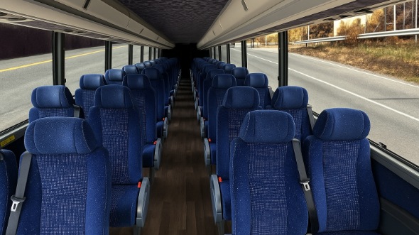 haverhill 35 passenger minibus inside