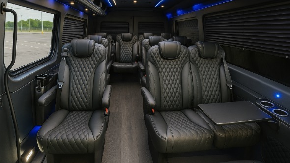 haverhill sprinter van with driver inside